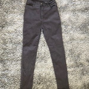 Gray High Waist Jeans
